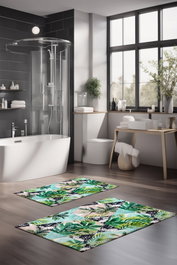 Mijölnir Juego de alfombrillas de baño CT-5314 de 2 piezas Multicolor